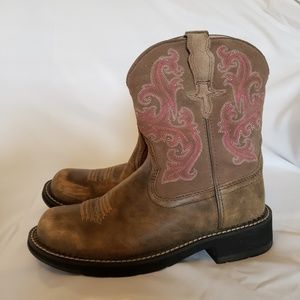 Ariat Fat Baby Western Boots Size 8B